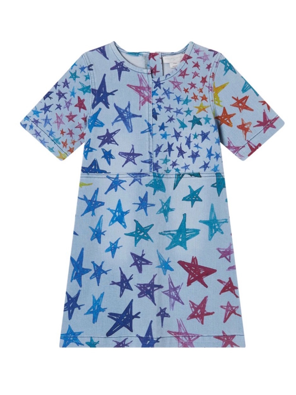 Stella McCartney Kid’s Star Print Denim Dress Size: 8 yrs